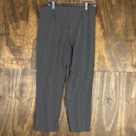 J Jill Women Pants Black Wearever Collection Forward Seam Slim Ankle Stretch MP - Picture 9 of 11